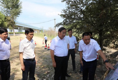 紹興市委書記馬衛(wèi)光調(diào)研越路環(huán)保項目建設(shè)現(xiàn)場