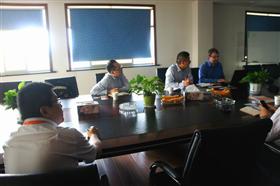 美國(guó)巴威公司技術(shù)總監(jiān)一行來公司訪問