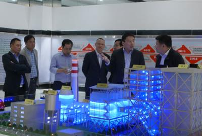 紹興市副市長凌志峰等一行人蒞臨德創(chuàng)環(huán)保調(diào)研