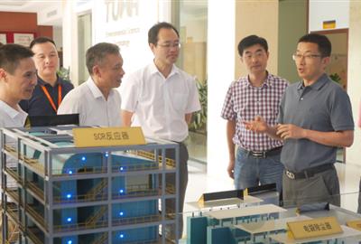 浙江省國稅局黨組書記、局長(zhǎng)龍?jiān)垒x等領(lǐng)導(dǎo)一行蒞臨德創(chuàng)環(huán)?？疾煺{(diào)研