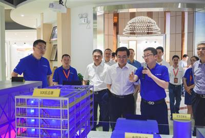 浙江省政府高興夫副省長(zhǎng)等領(lǐng)導(dǎo)一行蒞臨德創(chuàng)環(huán)?？疾煺{(diào)研