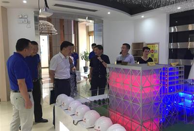 紹興市質(zhì)監(jiān)局局長(zhǎng)何建等領(lǐng)導(dǎo)來(lái)我司視察工作